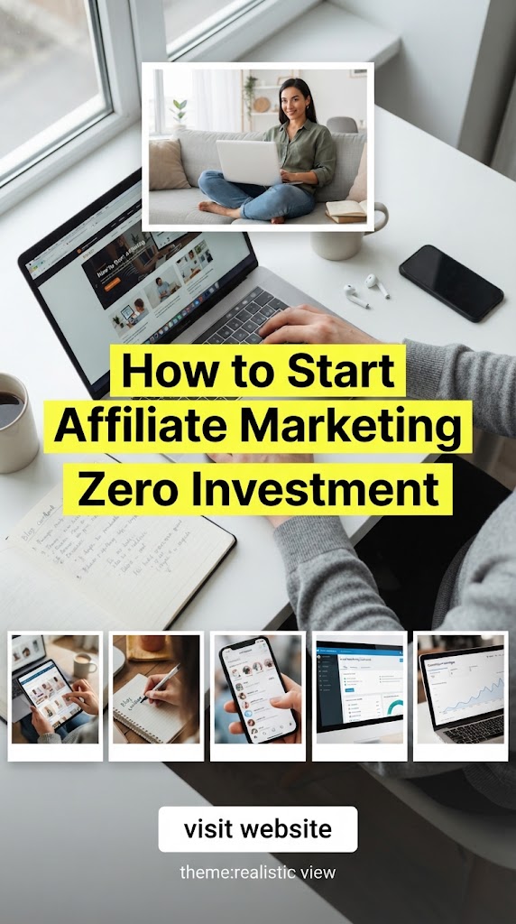 How to Start Affiliate Marketing With Zero Investment