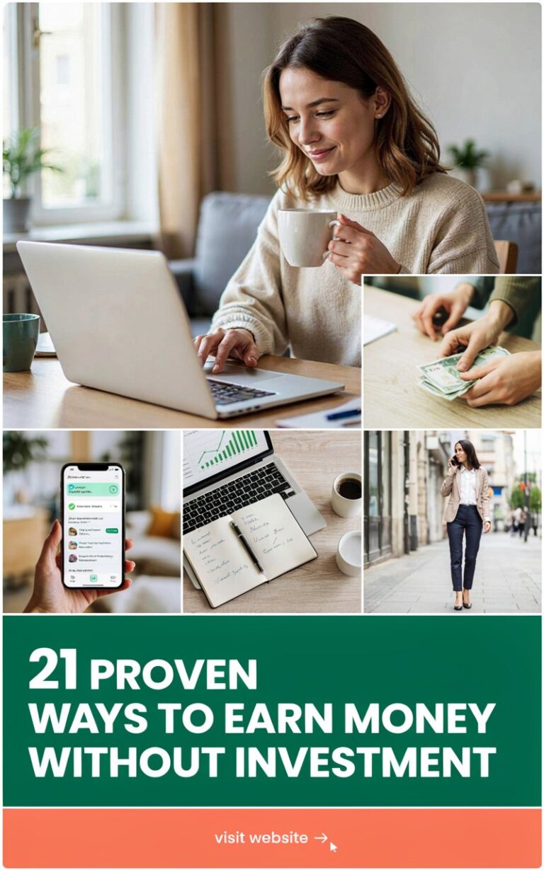 21 Proven Ways to Earn Money Without Investment