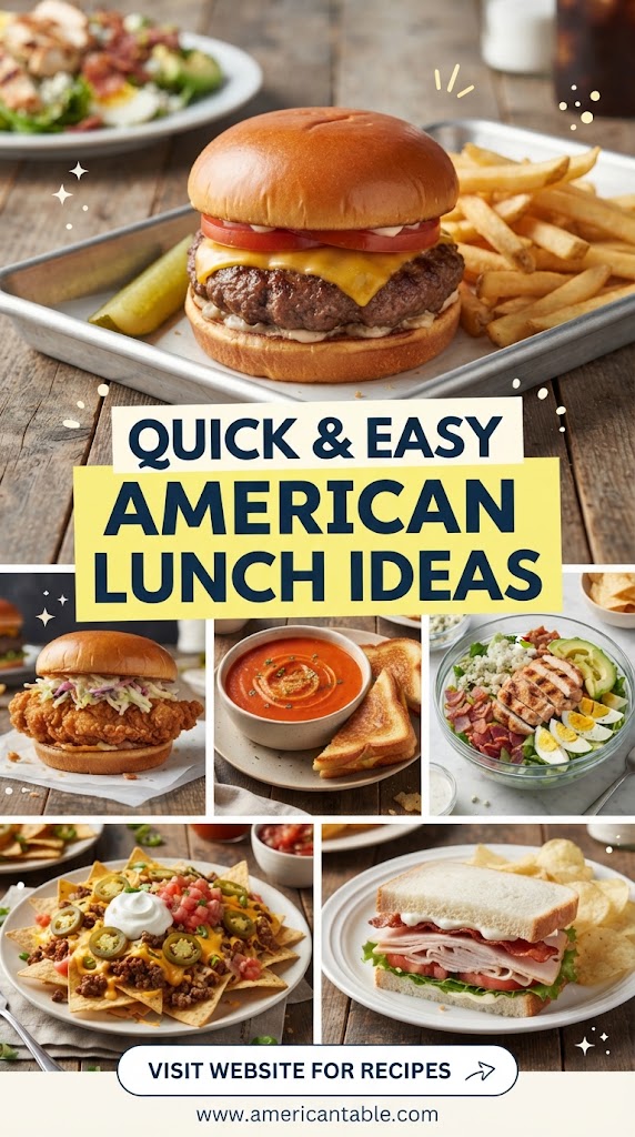 Quick & Easy American Lunch Ideas
