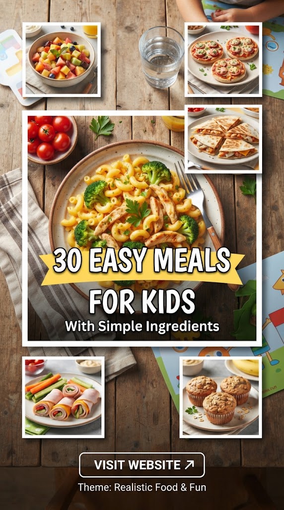 30 Easy Meals for Kids With Simple Ingredients