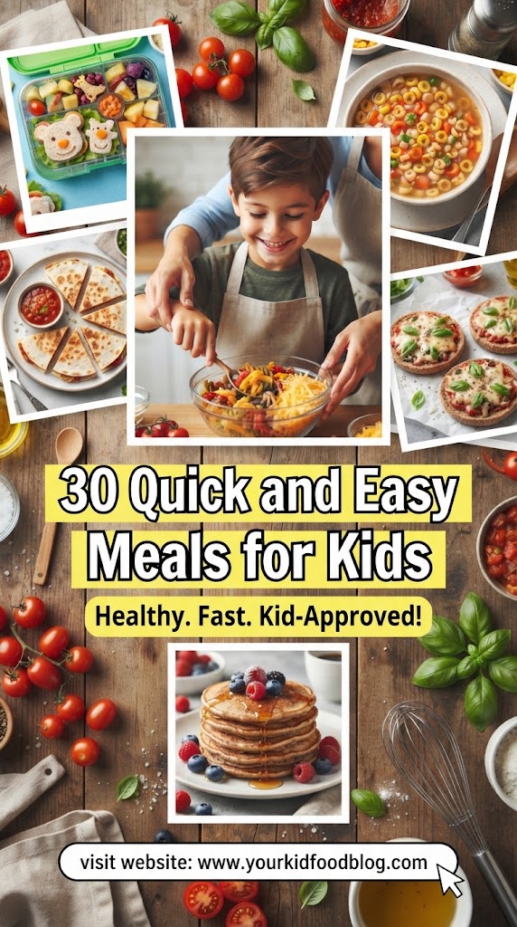 30 Quick and Easy Meals for Kids