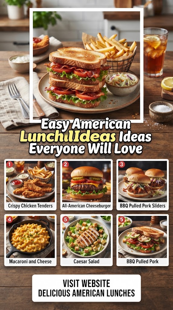 Easy American Lunch Ideas Everyone Will Love