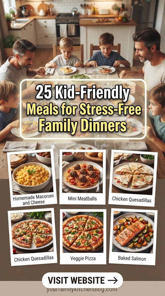 25 Kid-Friendly Meals for Stress-Free Family Dinners
