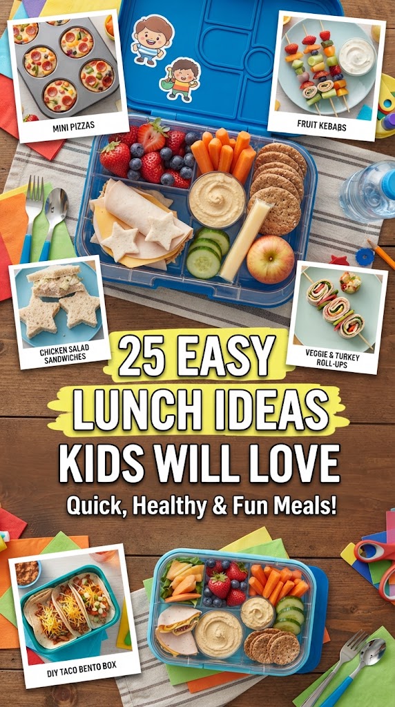 25 Easy Lunch Ideas Kids Will Love