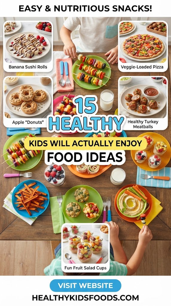 15 Healthy Food Ideas Kids Will Actually Enjoy