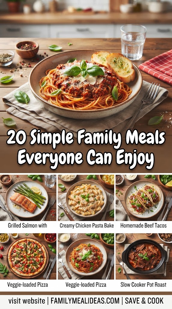 20 Simple Family Meals Everyone Can Enjoy