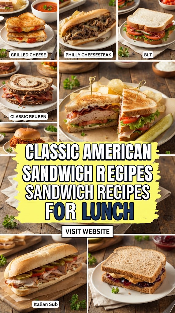 Classic American Sandwich Recipes for Lunch