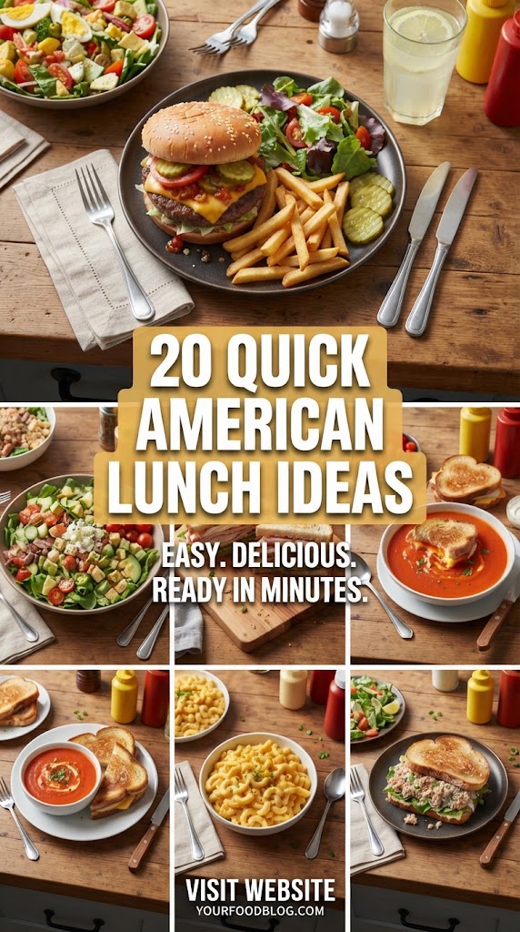 20 Quick American Lunch Ideas