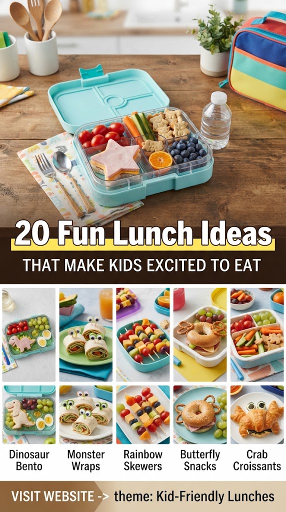 20 Fun Lunch Ideas That Make Kids Excited to Eat